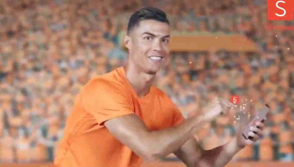 Cristiano Ronaldo protagonizó curioso comercial en Singapur. (Captura: Twitter)