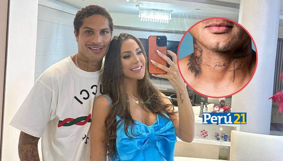 Paolo Guerrero se marcó la piel con el nombre de su pareja Ana Paula. (Foto: Instagram)