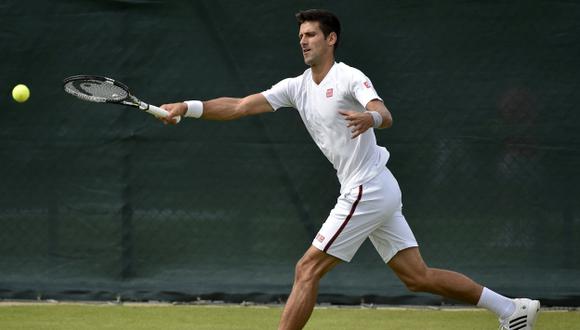 El favorito. Djokovic no tendrá un cuadro sencillo, pero asegura que llega  en buen momento.  (Reuters)