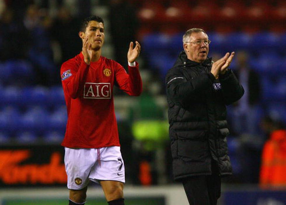Ferguson dirigió a Ronaldo en Manchester United entre los años 2003 y 2009. (GETTY IMAGES)