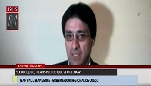 El gobernador regional del Cusco indicó que el Ministerio Público debe explicar las razones que llevaron a la detención de Gregorio Rojas y de sus asesores legales. (Foto: Canal N)