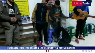 Cajamarca: Ronderos obligan a cantar huaynos a presuntos delincuentes