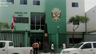 Cinco delincuentes fugan de calabozo de comisaría en Pisco