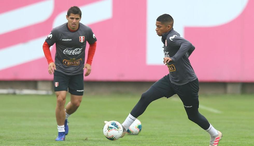 La selección peruana entrenó este sábado en la Videna. (Foto: Fernando Sangama - GEC)