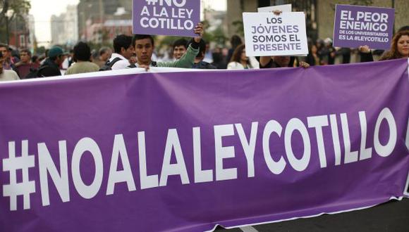Polémica ley ha generado diversas protestas universitarias. (Perú21)