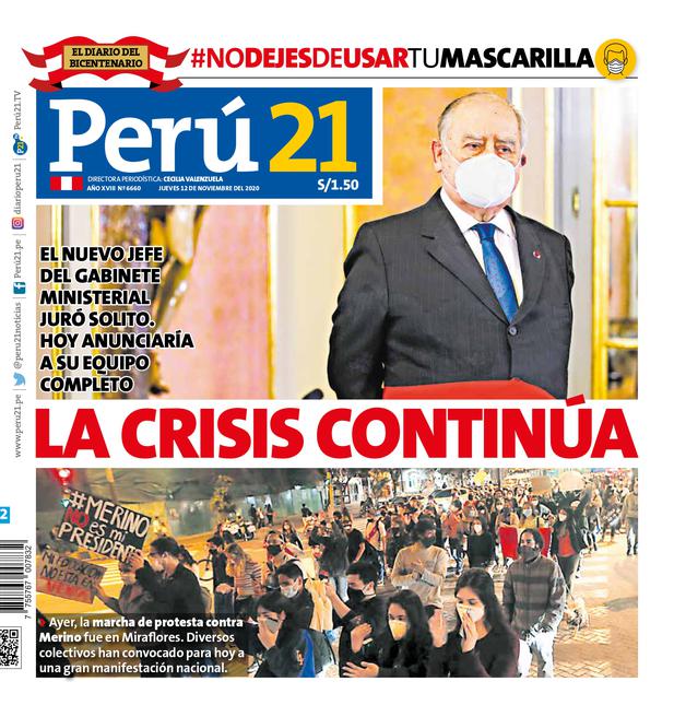 La crisis continúa (Impresa 12/11/2020)