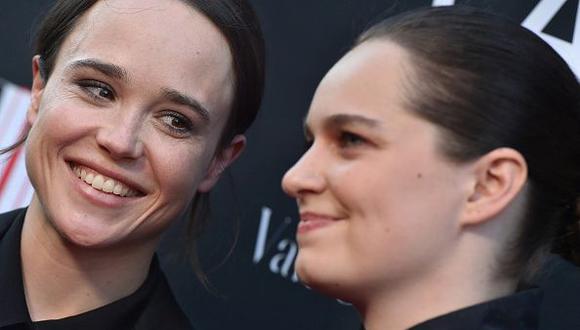 La actriz Ellen Page y Emma Portner lucen su amor en Hollywood. (Gettyimages)
