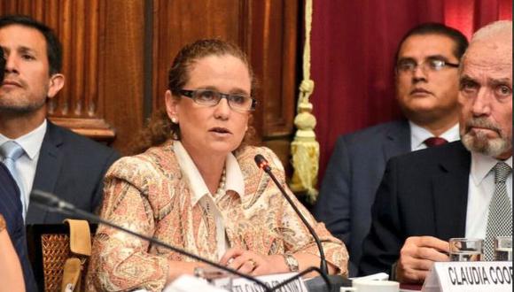 Ministra de Economía, Claudia Cooper, sustenta proyecto de ley para reemplazar DU 003