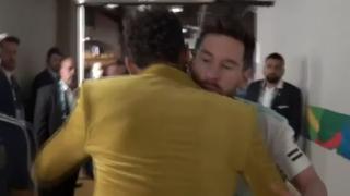 Neymar abrazó y consoló a su amigo Lionel Messi tras perder en la Copa América 2019 [VIDEO]