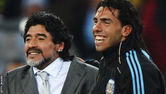 &quot;Carlitos no es malintencionado&quot;, dijo Maradona (Getty Images)