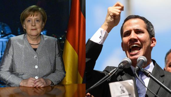 Steffen Seibert dijo que la canciller alemana, Angela Merkel, habló ayer de la situación de Venezuela con el presidente del Gobierno español, Pedro Sánchez. (Foto Composición: AP / EFE)