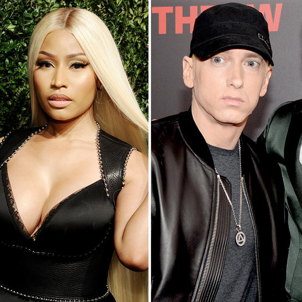 La cantante Nicki Minaj y el rapero Eminem han sorprendido a sus seguidores. (Getty)