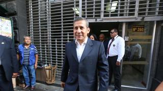 Fiscalía presentará acusación contra Ollanta Humala este lunes