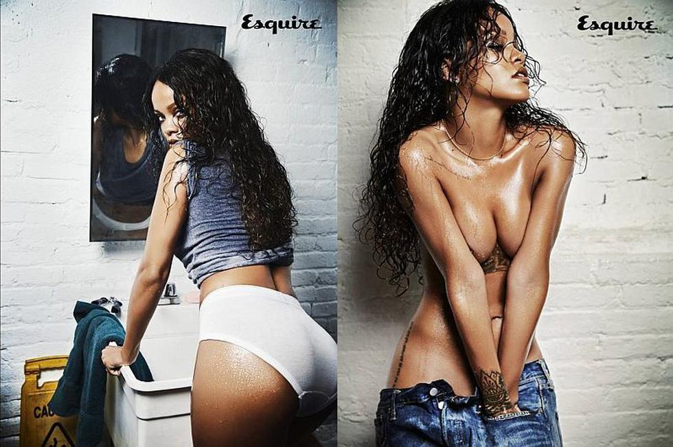 Rihanna se desnudó para la portada de la revista Esquire. (Revista Esquire)