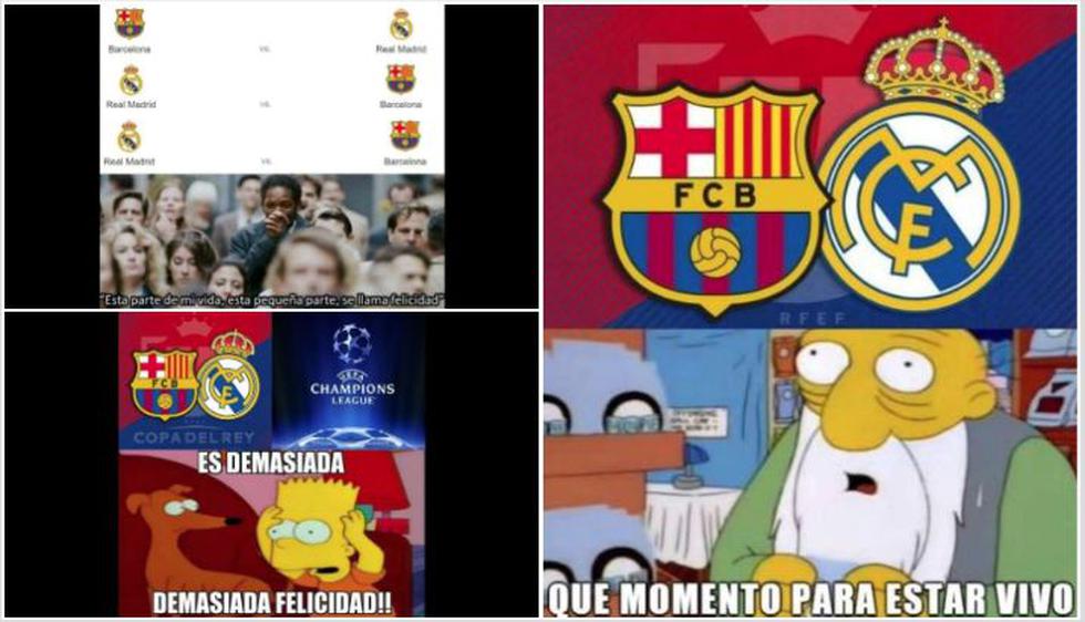 Los mejores memes que provocó la llave Real Madrid vs. Barcelona en Copa del Rey tras sorteo. (Foto: Facebook)