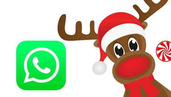 Llega la Navidad y varios deseas compartir stickers como mensaje en la aplicación. (Foto: WhatsApp)