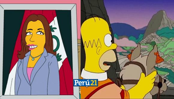 Perú en Los Simpson. (Imagen: Composición Perú21)