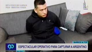 Barrios Altos: Policía detuvo a argentino que se dedicaba a la microcomercialización de droga [Video]