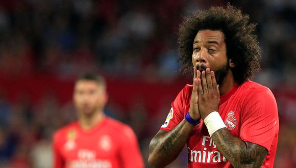 Marcelo será baja en el derbi ante Atlético de Madrid. (Foto: AP)
