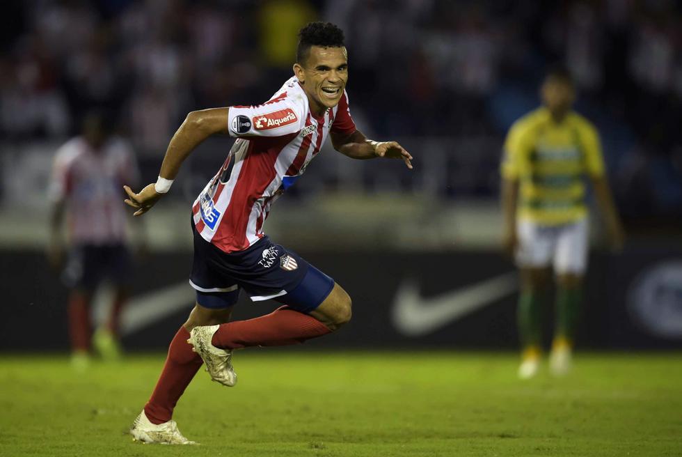 Junior venció 2-0 a Defensa y Justicia por los cuartos de final de la Sudamericana. (AFP)