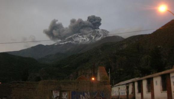 Arequipa: Cenizas del volcán Ubinas cayó en la ciudad Blanca. (Difusión)