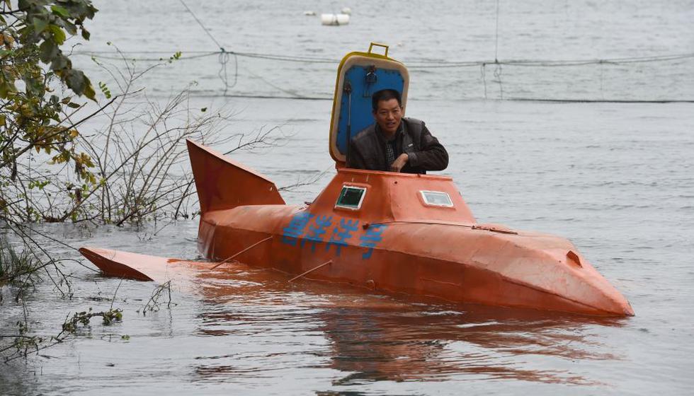 China: Tan Yong, el hombre que construyó su propio submarino. (AFP)