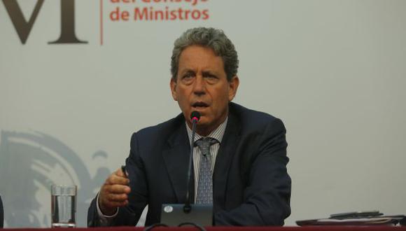 El ministro de Economía y Finanzas, Alfredo Thorne. (USI)