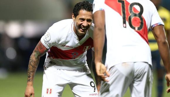 Gianluca Lapadula anotó tres goles en la Copa América 2021. (Foto: Jesús Saucedo / GEC)
