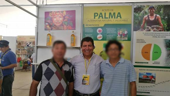 La tuvo fácil. Sáenz se hizo conocido como representante de Junta de Palma Aceitera del Perú. (Facebook: Gregorio Saenz)