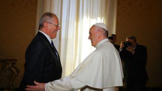 PPK se reunió con el papa Francisco para formalizar su visita al Perú
