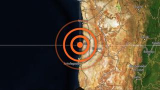 Chile: Sismo de 6.2 de magnitud al norte de Antofagasta