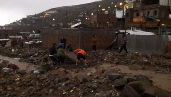 Huaicos siguen causando estragos en Arequipa.