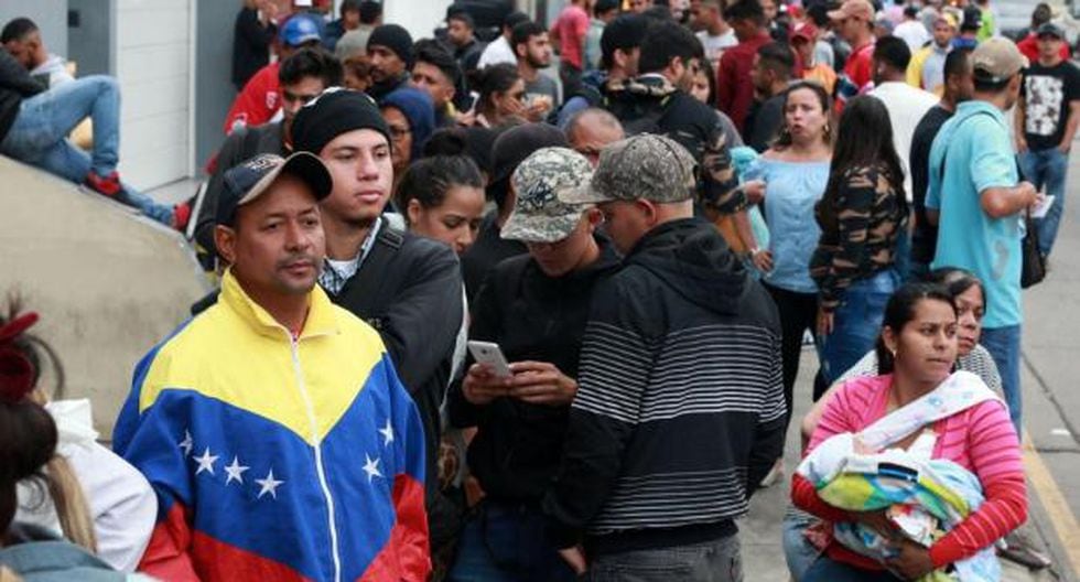 Resultado de imagen para migrantes venezolanos EN PERÚ