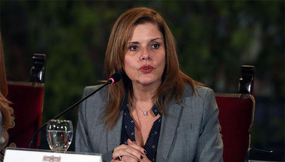 Mercedes Aráoz acusó a Chávarry de querer "amedrentar" a Vizcarra. (Foto: Agencia Andina)