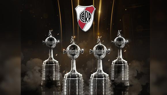 River Plate sumó su cuarto título en la Copa Libertadores. (Foto: Conmebol)