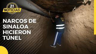 Narcos del cártel de Sinaloa construyeron túnel