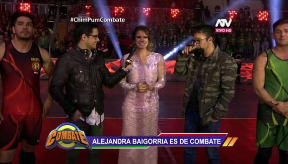 Alejandra Baigorria regresó a ‘Combate’ tras su salida de ‘Espectáculos’. (ATV)