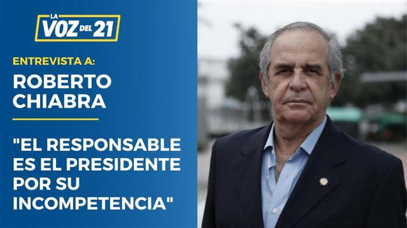 Roberto Chiabra on the crisis: "The president is responsible for his incompetence"