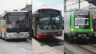 Feriado 8 y 9 de diciembre: ¿cuáles serán los horarios del Metro de Lima, Metropolitano y Corredores Complementarios?