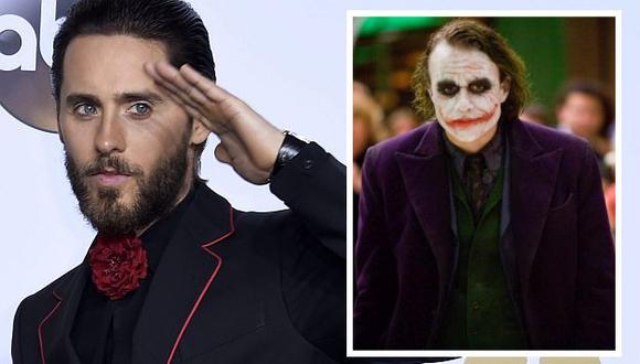 Jared Leto elogió la interpretación de Heath Ledger del ‘Joker’. (EFE)