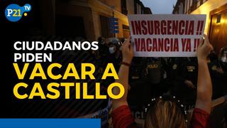 Ciudadanos piden vacar a Pedro Castillo