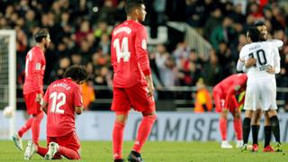Real Madrid sufre en Valencia su primera derrota desde el regreso de Zidane