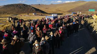 Cusco: comunidades aceptan plazo de dos meses planteado por Bellido para resolver conflicto minero 