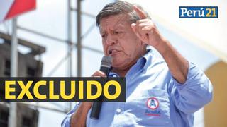 César Acuña: JEE de Lima Centro 1 decidió excluirlo de la contienda electoral