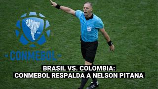 Copa América: Conmebol respaldó a Néstor Pitana tras el partido Brasil-Colombia