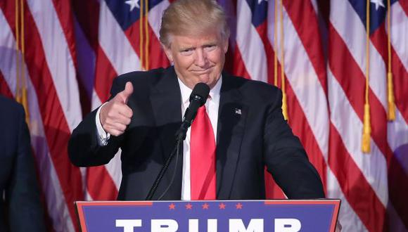 Donald Trump ofrece conferencia de prensa luego de seis meses (AFP).