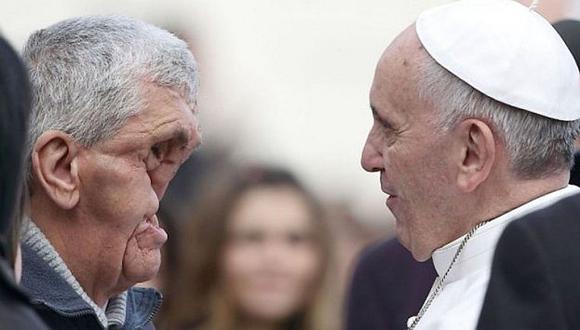 Papa Francisco reunido con Oreste Tornani en Roma. (Internet)