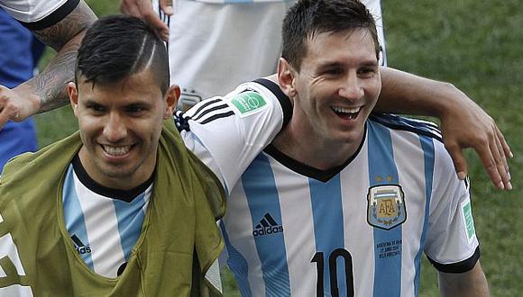 Messi y Agüero son compañeros en la selección argentina. (Facebook/Lionel Messi)