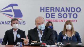 Hernando de Soto: “Rafael López Aliaga me propuso ser su candidato presidencial”