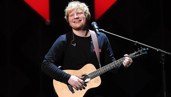 Ed Sheeran celebró su elección como artista de la década del Reino Unido. (Foto: AFP)